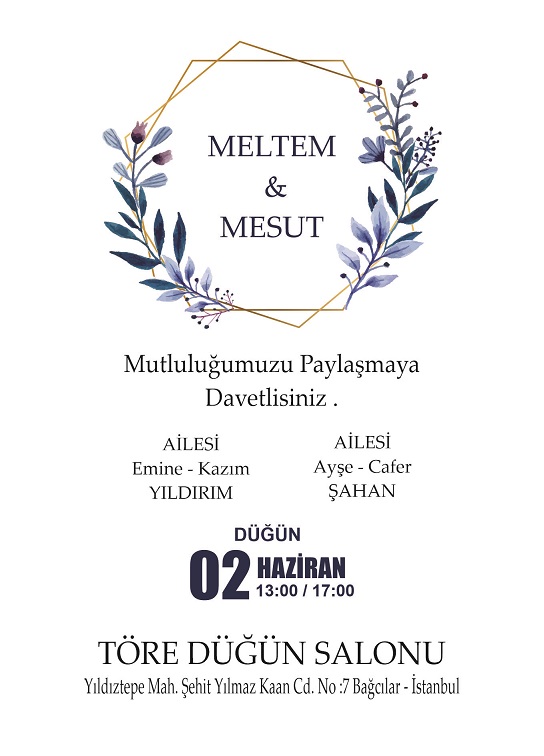 BEYAZ ZAFLI DAVETİYE 2